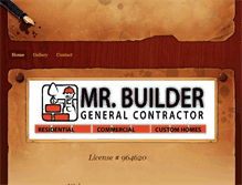 Tablet Screenshot of mrbuilder1.com